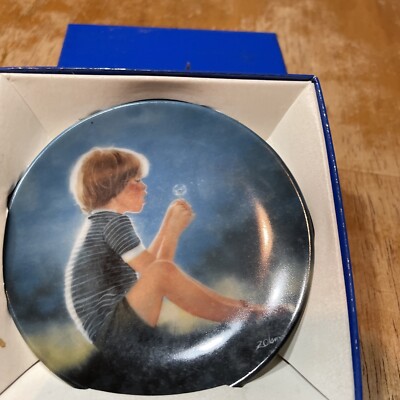  Erik And Dandelion   & Sabrina Miniature Plates Pemberton & Oakes.