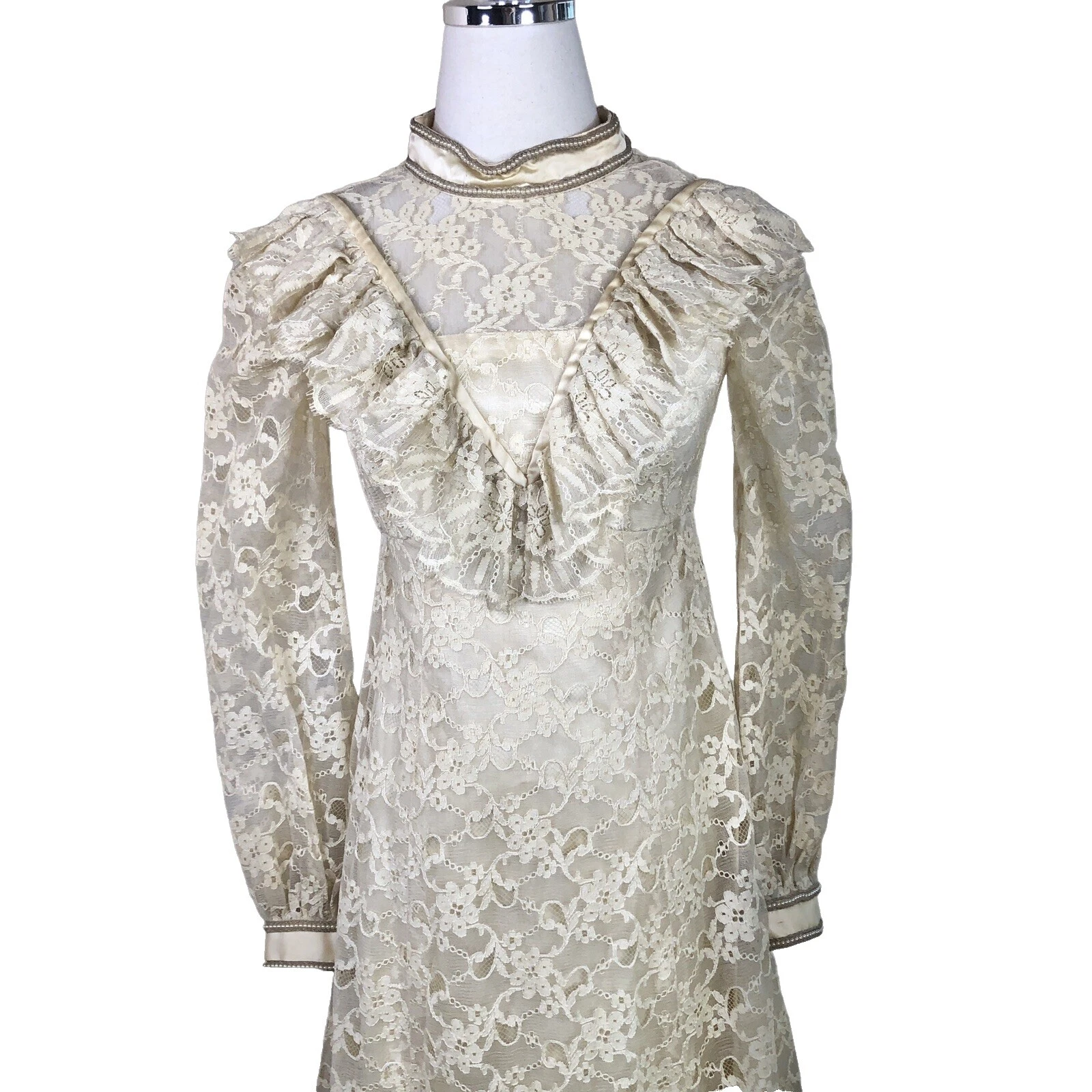 Handmade Boda Vestidos VINTAGE 1970s para Mujer