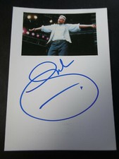 Fish "Marillion" signed 4x6 inch white card with magazine autograph