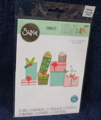 Sizzix Thinlits Die Set - Festive Gifts - Lisa Jones