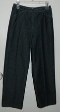 Women Talbots Stretch Solid Gray Casual Work Dress Pants Size 8