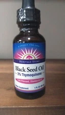 Black Seed Oil Heritage Store 3% Thymoquinone 1 oz