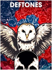 Deftones  Concert Poster FREE SHIPPING 12"x18"
