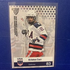 Kristen Carr 2024 USA Lacrosse World Box Championship TFL Card PR: 500
