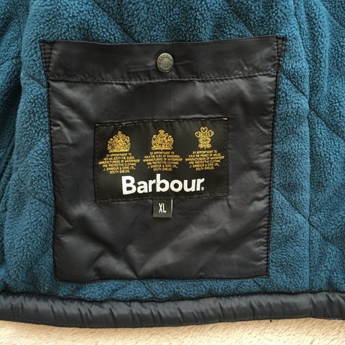 Barbour Perble mens Black Quilted Waistcoat Vest Gilet size XL - Picture 7 of 10