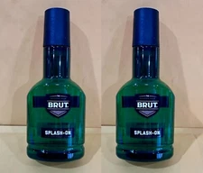**PACK OF 2** BRUT SIGNATURE SCENT SPLASH-ON for Men 3.5 oz 103 mL NEW IN TUBE