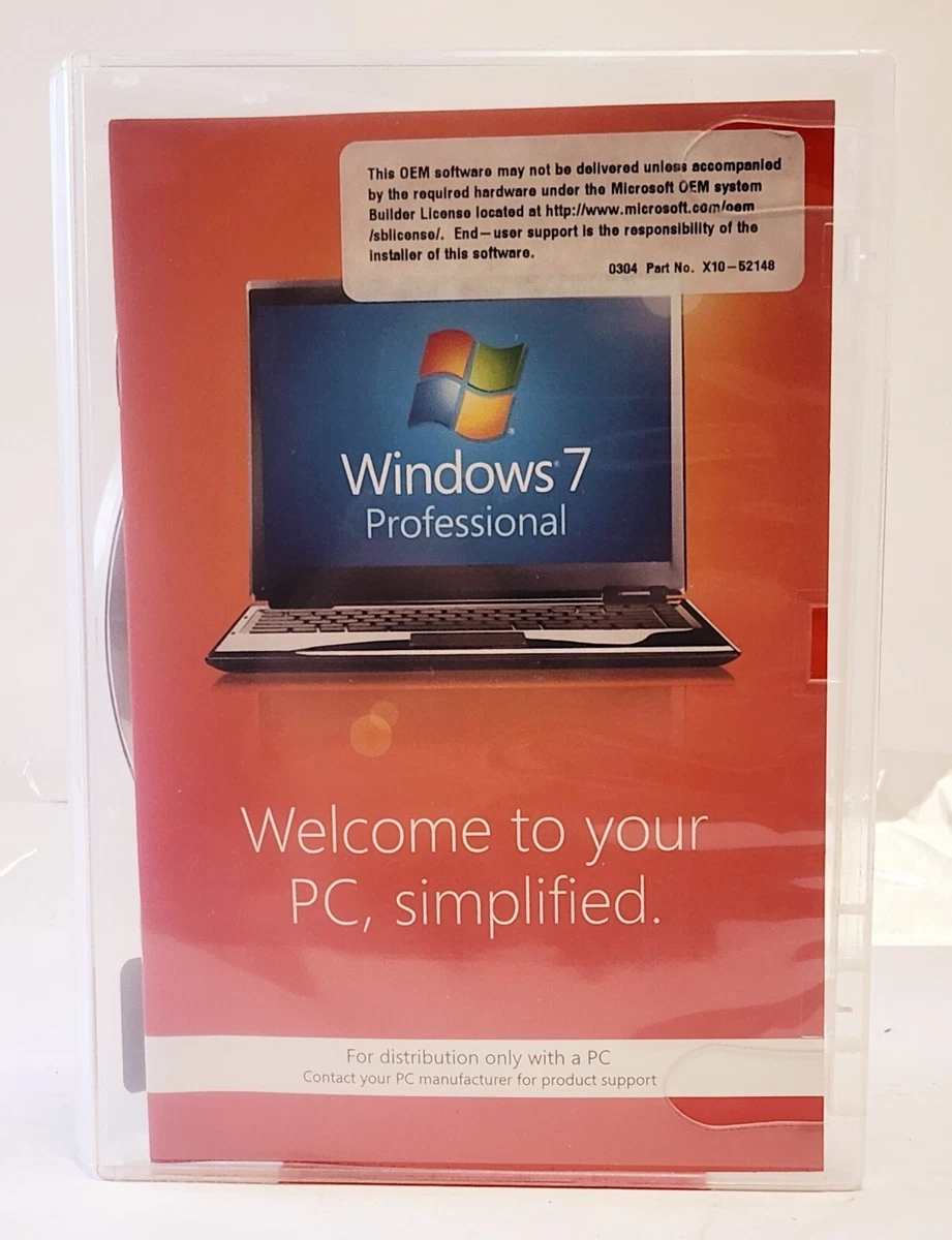 Windows 7 Oem 32 Bit for sale - eBay