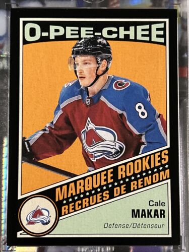 19-20 O Pee Chee Cale Makar Retro Marquee Rookie Black Border /100 See Pics - Picture 1 of 14