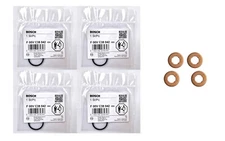 Bosch BMW 5 520 d (E60) Diesel Injector Outer Body & Copper Base Washer Kit x 4