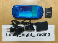 PSP 3000 Vibrant Blue VB Console Charger Battery [CC]