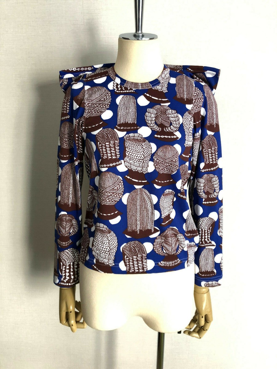 3*o様 comme des garcons hoome AD2007 Comme Des Garcons African Hair style Print Tops AD2007 | eBay