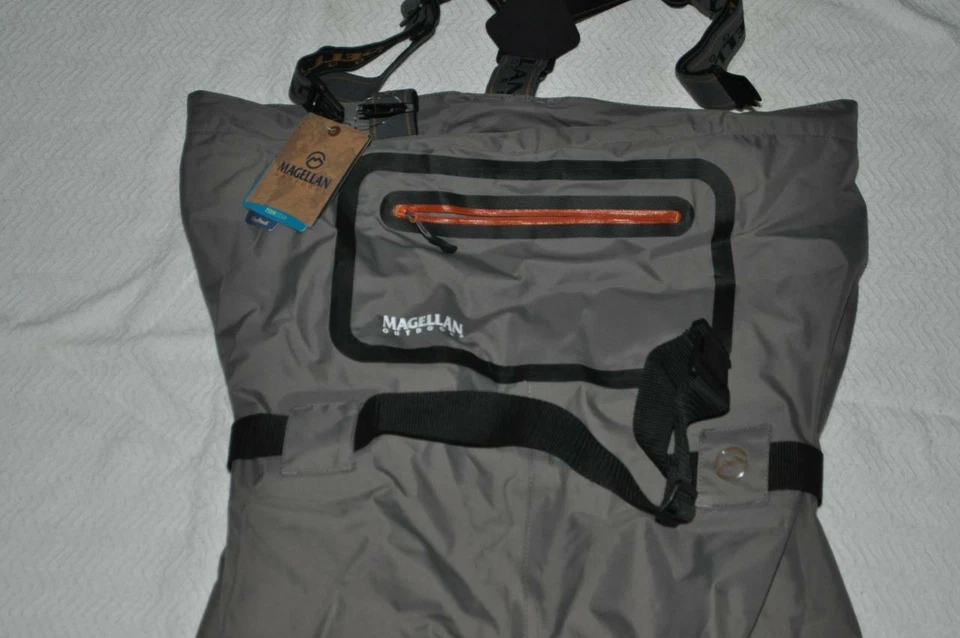 Magellan Packable Chest Wader FSMSFE5037 Gray NIB See Sizes - Image 2 of 4