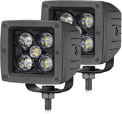 LED Cubes 2Pcs 100W 3Inch LED Pods Off Road Driving Lights Square LED Work Light
