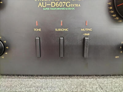 SANSUI AU-D607G EXTRA | Stereo Integrated Amplifier Manual Pre