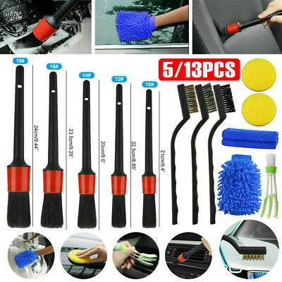 Auto Reinigung Pinsel Satz Detailing Detail Reinigungsbürsten Putztuch Schwamm