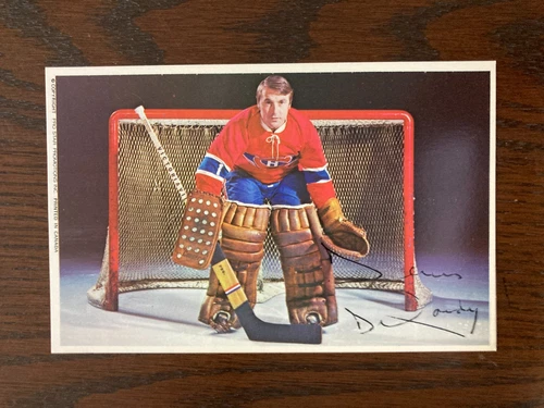 1971-72 Canadiens Postcard Montreal NHL 3.5''x 5.5'' DENIS DeJORDY