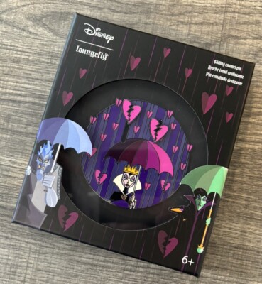 NEW! Only 1,700 Made! Jumbo Disney Evil Queen Broken Hearts LE Enamel Pin!