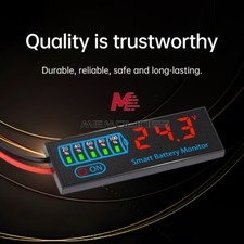 LED Battery Level Display Li-ion Lead Acid Battery Capacity Voltmeter Module