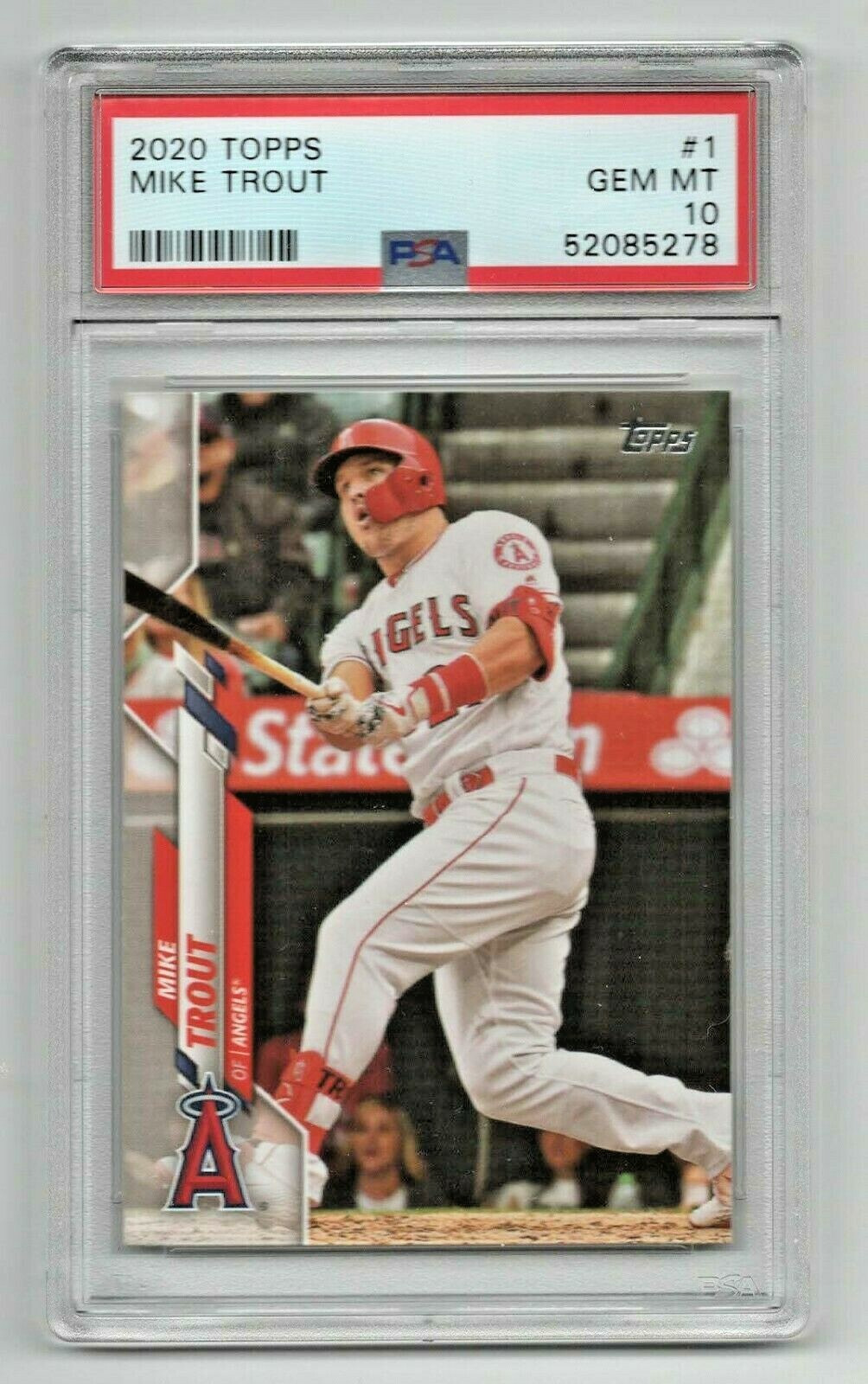 2020 Topps * Mike Trout * #1 * PSA 10 * Gem Mint * Perfect