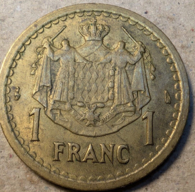 Monaco 1 francs 1945 (ND)
