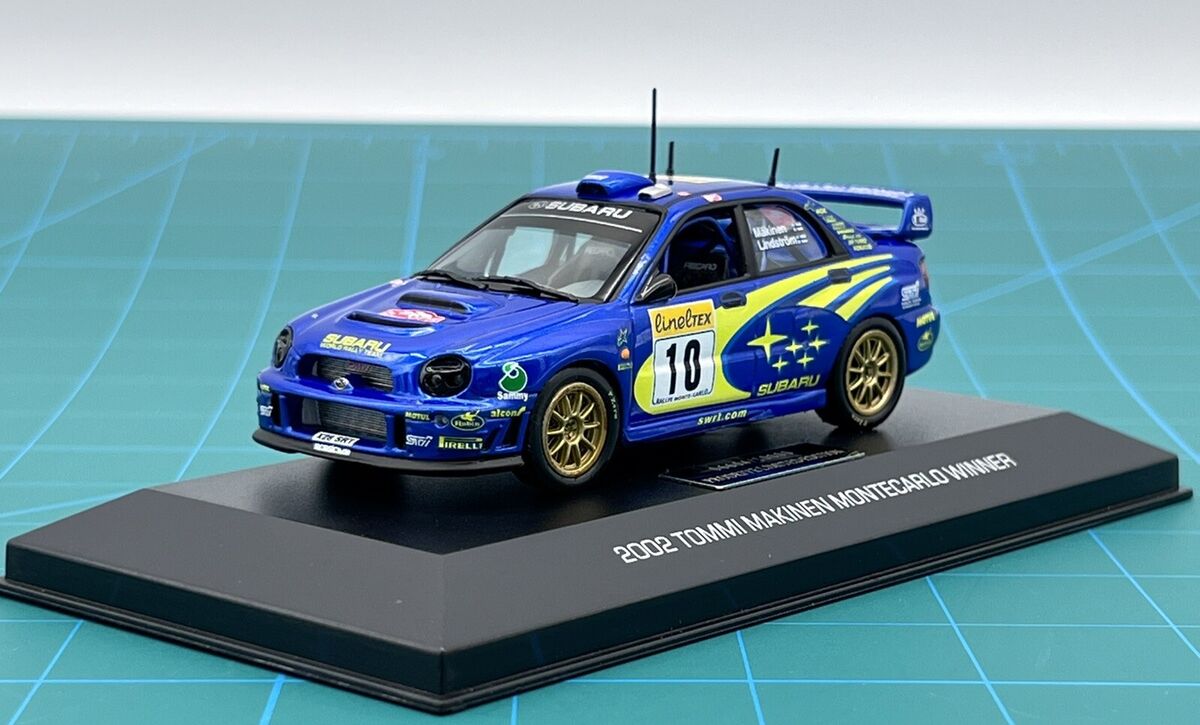 【限定販売】 1:43 T Carlo Monte Rally Winner '02 WRC #10 STi WRX Subaru 乗用車