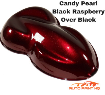 Candy Pearl Black Raspberry Basecoat Quart Complete Kit (Over Black Base)