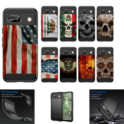 Case For [Pixel 9 PRO XL][Flex TPU Fiber SET1] Slim Flexible Shock