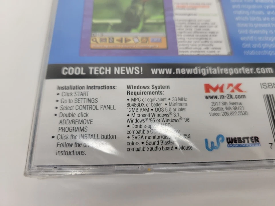 Birds of the World: Webster Interactive Compact Disc PC - Image 4 of 4