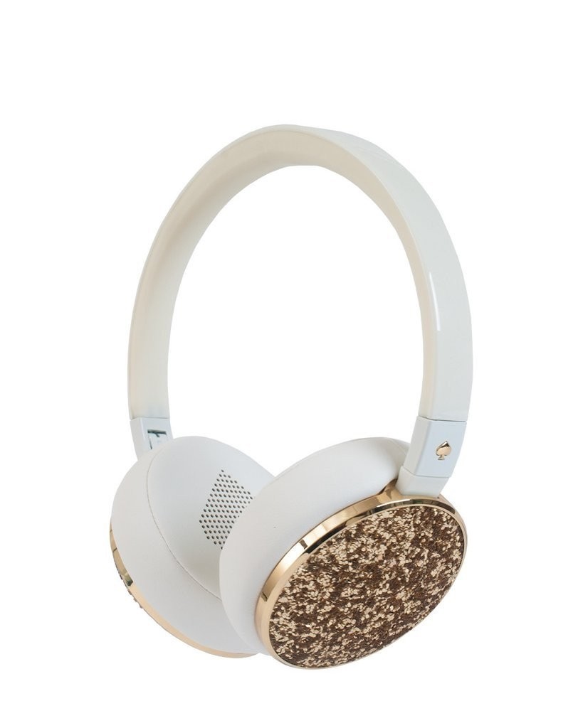 ☆Kate Spade ワイヤレスヘッドフォン・WH x GD☆ Kate Spade CHOICE OF Bluetooth Wireless Headphones SEALED