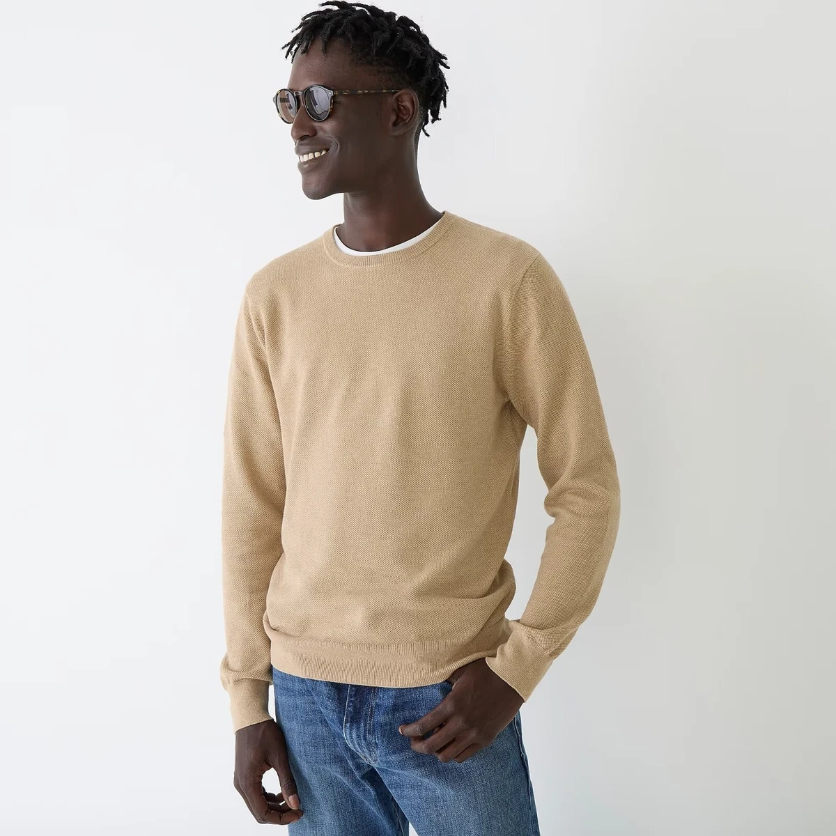 Camel crew neck sweater clearance mens