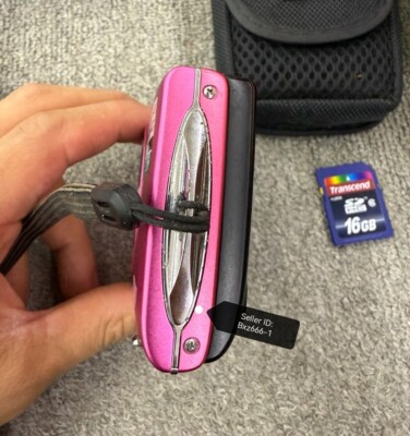 Nikon Coolpix S5100 Pink 12.2MP Digital Camera 5x Working w