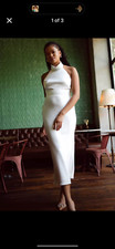 White Midi Dress perfect for bridal events