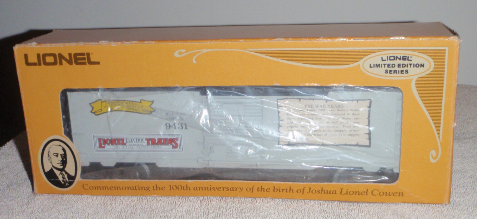Lionel 6-9431 Joshua Lionel Cowen Box Car 