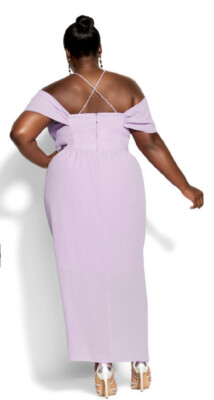 CITY CHIC Entwine Plus Size Maxi Dress Lilac M/18W NWT $189 | eBay