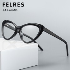 Women TR90 Cat Eye Anti Blue Light Eyeglasses Fashion Clear Lens Glasses Frames