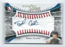 2011 ITG Heroes & Prospects Darrell Ceciliani Between the Seams AUTO RC