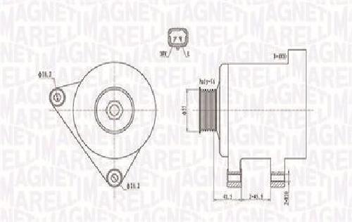 MAGNETI MARELLI-OE 063731741010 Alternator for CITROËN,PEUGEOT - Image 6
