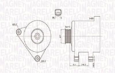 Genuine Magneti Marelli Generator 063731741010 for Citroen Peugeot