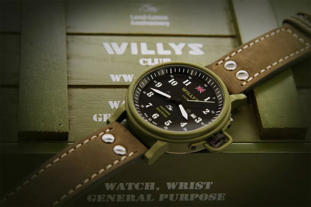 Jeep Willys military army swiss automatic men watch limited edition GB British