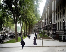 1905 Saratoga Springs, N.Y., veranda of United States Hotel 11 x 14" Photo Print
