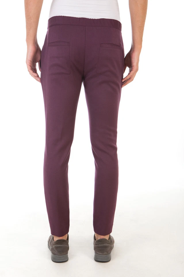 Pantaloni Daniele Alessandrini Jeans Trouser Uomo Bordeaux P3296N7433605 14 Foto 3 de 4