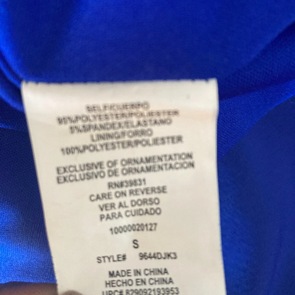 XOXO Dress Womens Small Blue Aline Textured Metal Rings - Image 4 of 4