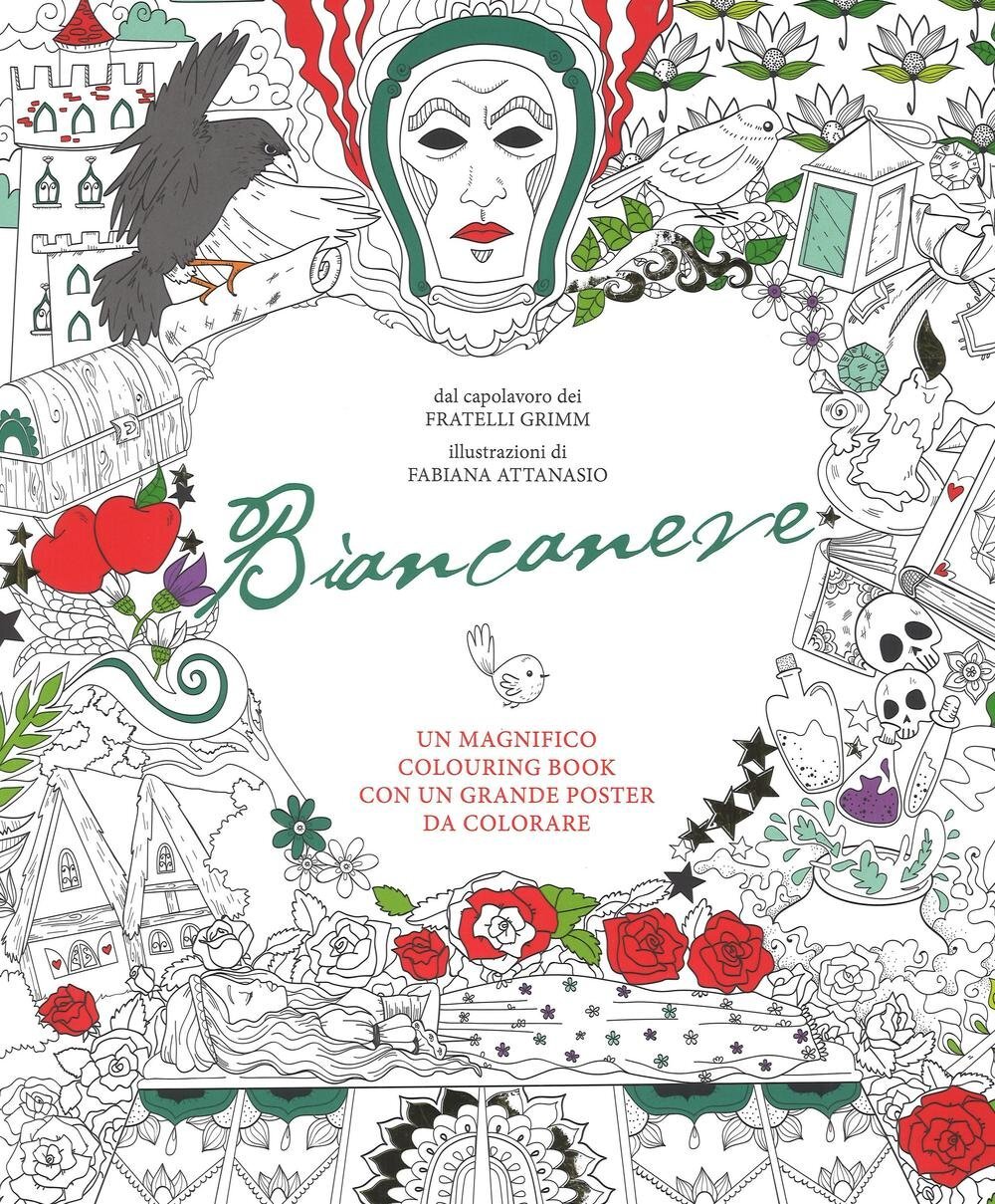 9788854031692 Biancaneve. Colouring book dai fratelli Grimm. Con...z. illustrata