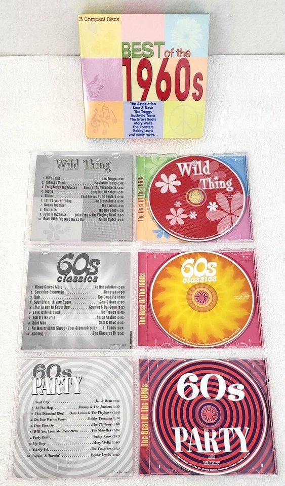 BEST OF THE 1960s 3-DISC CD BOX SET 30 Songs Compilation TROGGS BOX TOPS TURTLES - Image 4 of 4