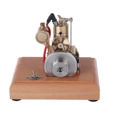 M16 1.6cc Vertical Four Stroke Model Engine with Air Cooling & Wooden Base