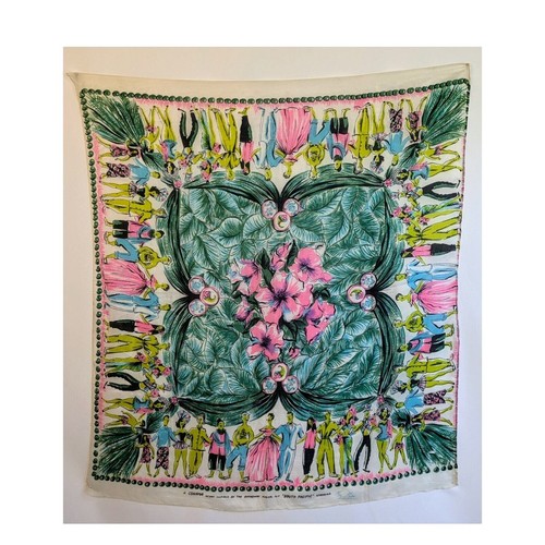 Unused HERMES Carre 70 SOIE VINTAGE SEQUENCES Silk Scarf Red Japan