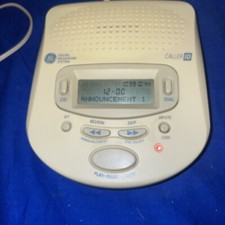 Vintage GE Digital Answering Machine And Caller ID. Model 2-9991A