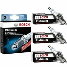 3 Platinum Spark Plugs Bosch For 1998-2000 CHEVROLET METRO L3-1.0L