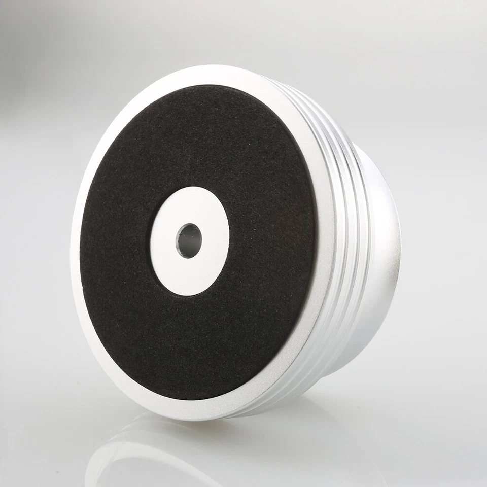 Estabilizador de peso de grabación de audio clip giratorio de aluminio 400 tono plateado Foto 2 de 4