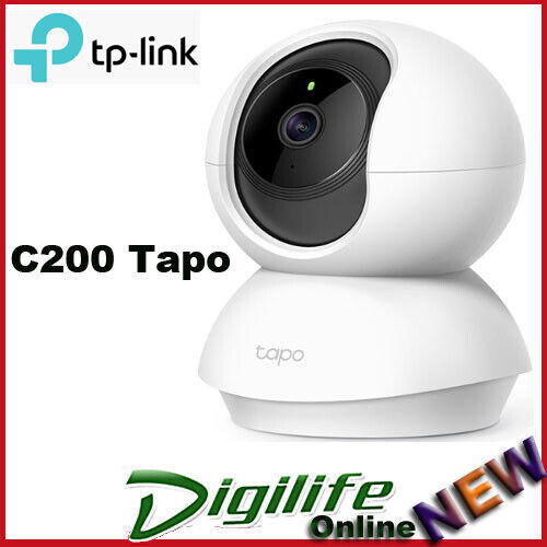 TP-Link C200 Tapo Pan Tilt Wi-Fi Camera, H.264,1080P, 2-Way Audio, Motion Detect - Picture 1 of 1
